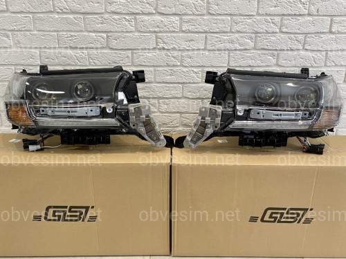Full Led фари Executive Black Toyota Land Cruiser 200 2016-