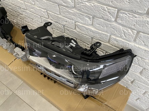 Full Led фари Executive Black Toyota Land Cruiser 200 2016-