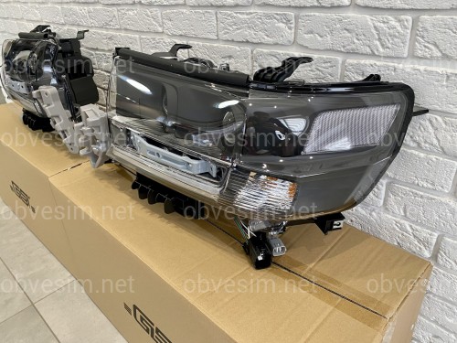 Full Led фари Executive Black Toyota Land Cruiser 200 2016-