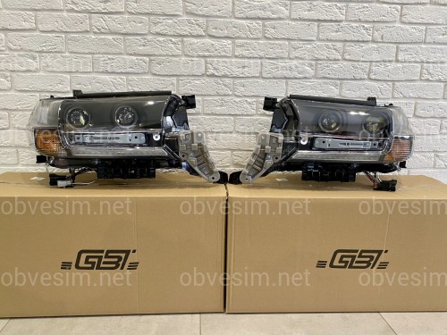 Full Led фари Executive Black Toyota Land Cruiser 200 2016-