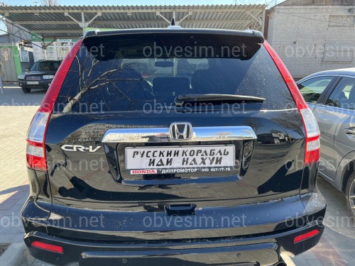 Спойлер козирок Honda CRV 2006-2012 ABS пластик під фарбування