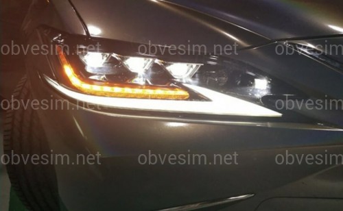 Фари Full Led 3 лінзи Lexus ES 2018+ комплект ліва + права 2шт.