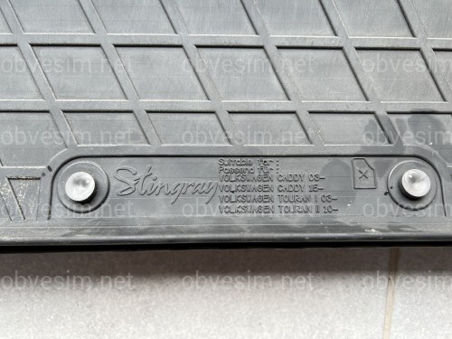 Килими салону гумові Stingray  Volkswagen Caddy / Touran 03- / 10-  4 шт.