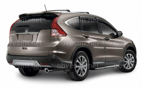 Спойлер козирок задніх дверей Honda CR-V 2013-ABS пластик під фарбування