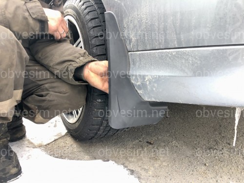 Бризковики задні під AMG ПАКЕТ Mercedes-Benz ML W166 комплект 2шт