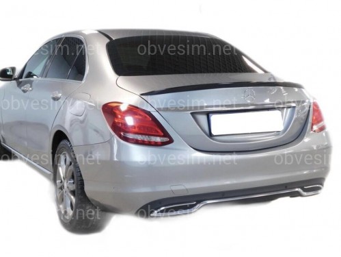 Спойлер ліп на багажник Mercedes-Benz C-class W205 2014- ABS пластик під фарбування