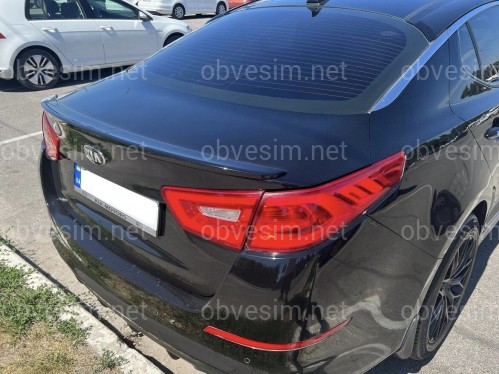 Спойлер ліп на багажник Kia Optima 2014-2015 ABS пластик під фарбування