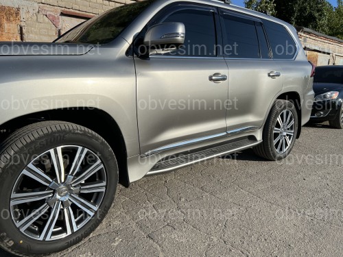 Хромированные молдинги на двери Lexus LX 570 / 450D 2015-