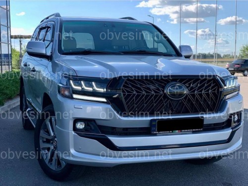 Фари FULL LED 3 лінзи Toyota Land Cruiser 200 2015-2022 (ліва+права)