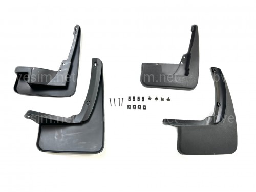 Бризковики Mercedes Benz GL X164 2006-2012 під поріг комплект 4 шт.