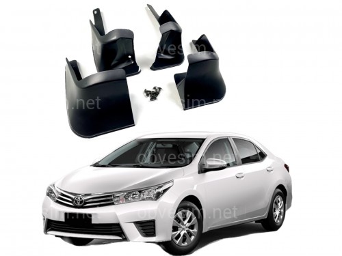 Бризковики Toyota Corolla 2013-2017 комплект 4шт