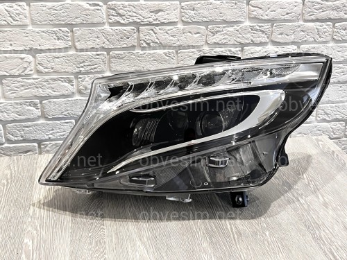 Full led фари стиль OEM Mercedes Benz W447 Vito / V-class / Metris (ліва+ права) комплектні з блоками
