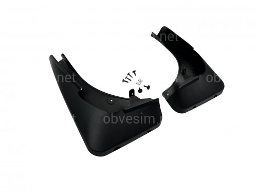 Бризковики передні BMW X5 E70 2007-2013/F15 2013-2019 з порогами та без М пакета комплект 2шт.