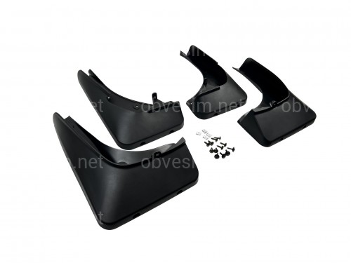 Бризковики BMW X5 E70 2007-2013/F15 2013-2019 для моделей з порогами та без M пакета комплект 4шт.