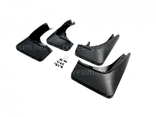 Бризковики BMW X5 E70 2007-2013/F15 2013-2019 для моделей з порогами та без M пакета комплект 4шт.