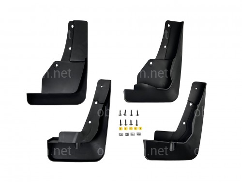 Бризковики Mitsubishi ASX 2020+ / Outlander Sport 2016+ З РОЗШИРЮВАЧАМИ АРОК, комплект 4шт.