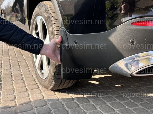 Бризковики Mercedes Benz GLC X253 2015+ без порога комплект 4 шт.