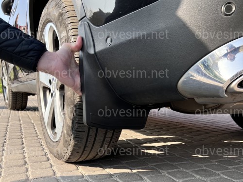 Бризковики Mercedes Benz GLC X253 2015+ без порога комплект 4 шт.