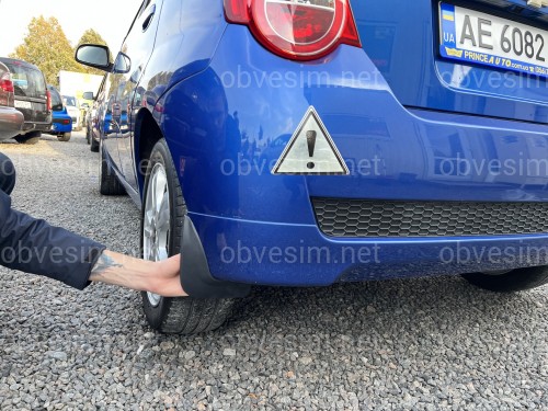 Бризковики Chevrolet Aveo ХЕТЧБЕК T255 2008-2012 комплект 4шт.