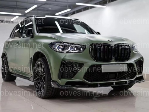Комплект обвісу накладки бампера леза порогів для BMW X5M F95 2019-2022