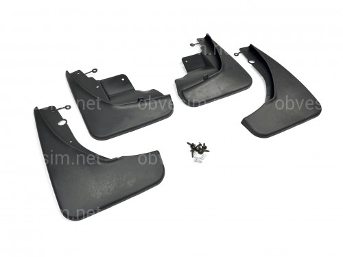 Бризковики Jeep Grand Cherokee 2011-2020, комплект 4шт.