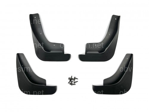 Бризковики Mazda 3 ХЕТЧБЕК 2009-2013, комплект 4шт.
