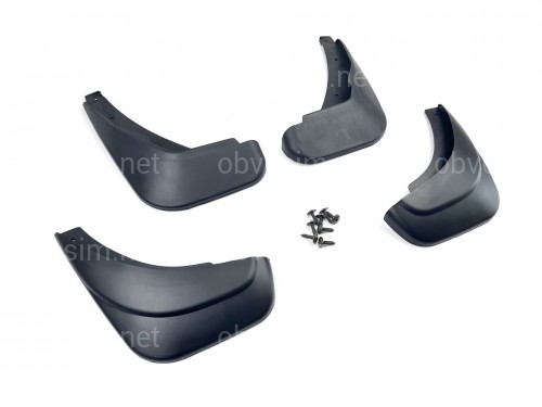 Бризковики Mazda 2 ХЕТЧБЕК 2007-2014, комплект 4шт.