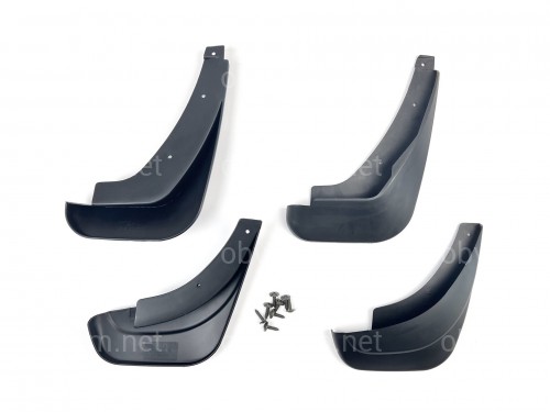 Бризковики Mazda 2 ХЕТЧБЕК 2007-2014, комплект 4шт.