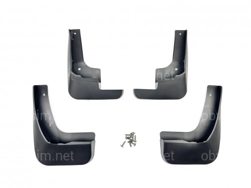 Бризковики Citroen C-Elysee 2012+, комплект 4шт.