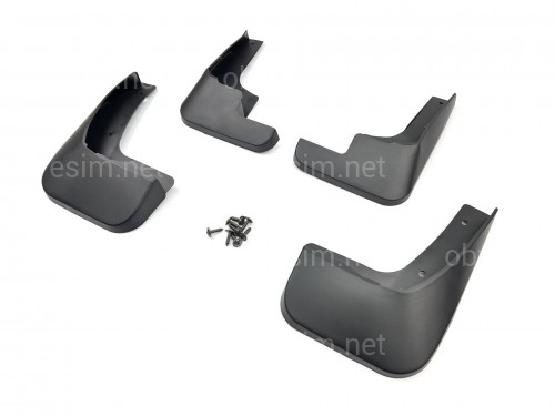 Бризковики Citroen C-Elysee 2012+, комплект 4шт.