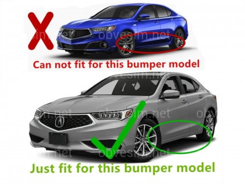 Бризковики Acura TLX-L 2016-2020 комплект 4шт