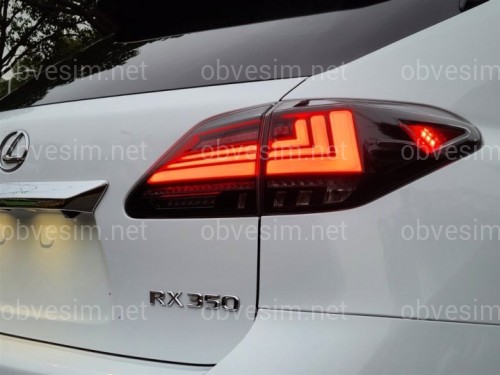 Задні ліхтарі Lexus RX 350 / 450h 2009-2015 у стилі рестайлінг 2020+ 4шт