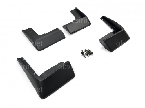 Бризковики Toyota Prius XW30 2009-2015, комплект 4шт.