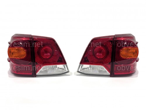 Задні ліхтарі Toyota Land Cruiser 200 2007-2015 у стилі рестайлінг 2012-