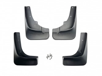 Бризковики Mitsubishi Outlander XL  2007-2012 під вузький поріг комплект 4шт