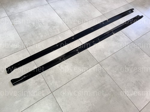 Леза під пороги M-Performance BMW X5 F15 2шт. чорний глянець