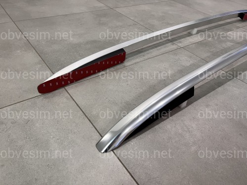 Рейлінги на дах OEM Porsche Cayenne 958/Volkswagen Touareg 2010-2018 алюміній 2шт. колір срібло
