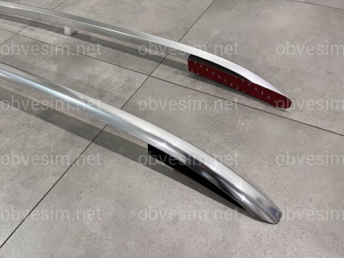 Рейлінги на дах OEM Porsche Cayenne 958/Volkswagen Touareg 2010-2018 алюміній 2шт. колір срібло