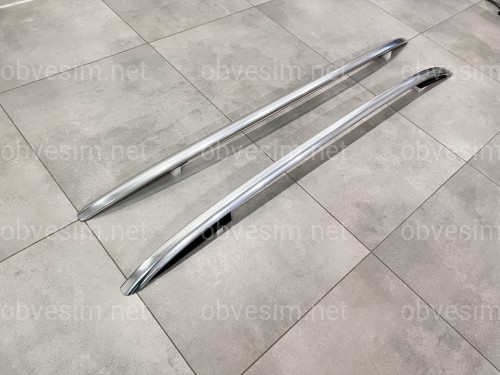 Рейлінги на дах OEM Porsche Cayenne 958/Volkswagen Touareg 2010-2018 алюміній 2шт. колір срібло