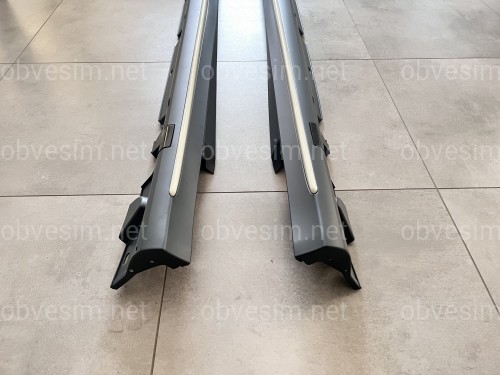 Пороги  AMG Mercedes C-class W205 2014-2021 2шт.