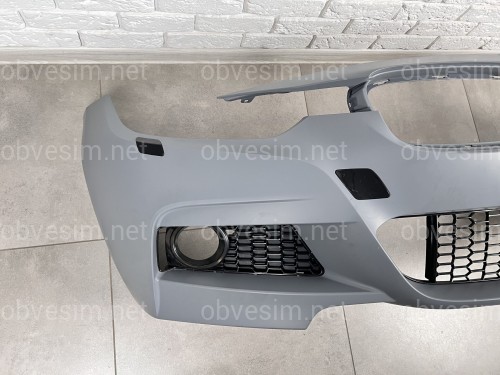 Передній бампер M Paket BMW 3 Series F30 F31 2012-2018 (під омивачі / без отворів під парктроніки)