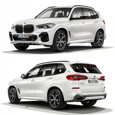 Брызговики BMW X5 G05 2019+ М пакет, комплект 4шт.