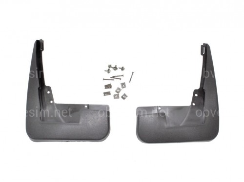 Бризковики передні Mercedes Benz ML-class W164 2005-2011 / GL-class X164 2006-2012 ПІД ПОРІГ комплект 2шт.