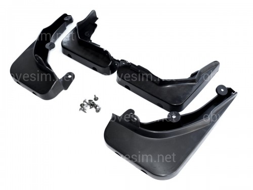 Бризковики Mercedes Benz W212 2013-2016 комплект 4шт