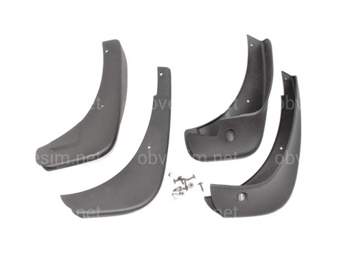Бризковики Nissan Qashqai 2007-2012 комплект 4 шт.