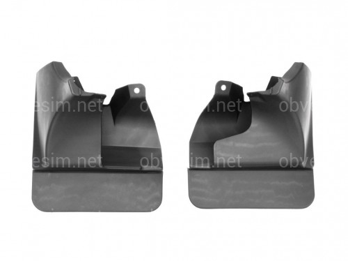 Бризковики передні Toyota Land Cruiser Prado 120 2003-2009 комплект 2 шт.
