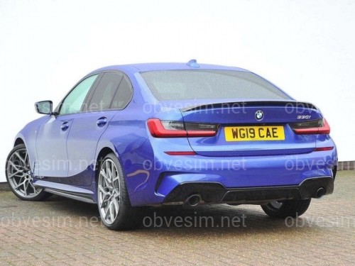Задній бампер M paket  BMW 3 series G20 2017-2023