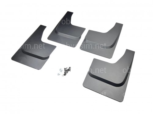 Бризковики Ford F-150 2005-2019 без розширювачів арок, комплект 4шт.