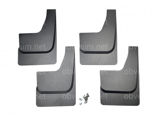 Бризковики Ford F-150 2005-2019 без розширювачів арок, комплект 4шт.