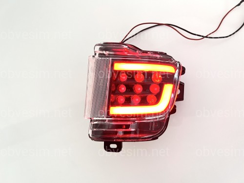 LED задні габарити (туманки) Toyota Land Cruiser 200 2015-2022 димчасті, 2шт.